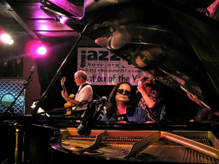 Karen Karsh at the piano